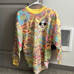 Walt Disney World Retro Park Map Spirit Jersey | NWT | S